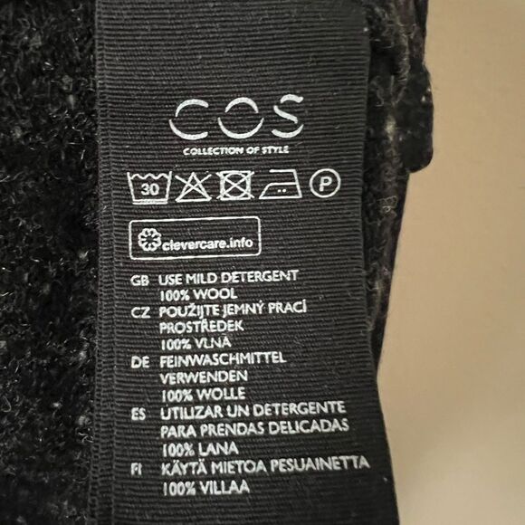 COS Speckled Wool Pullover Sweater - Picture 4 of 7